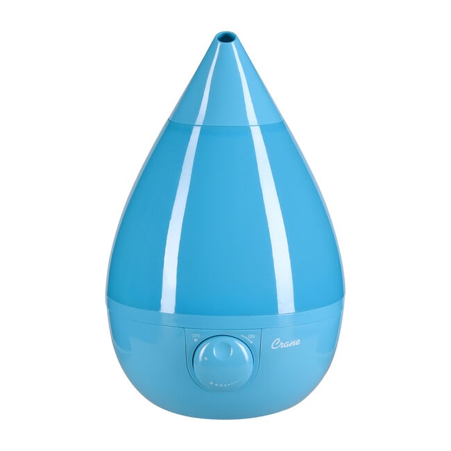 Ultrasonic Cool Mist Drop Shape Humidifier, Blue