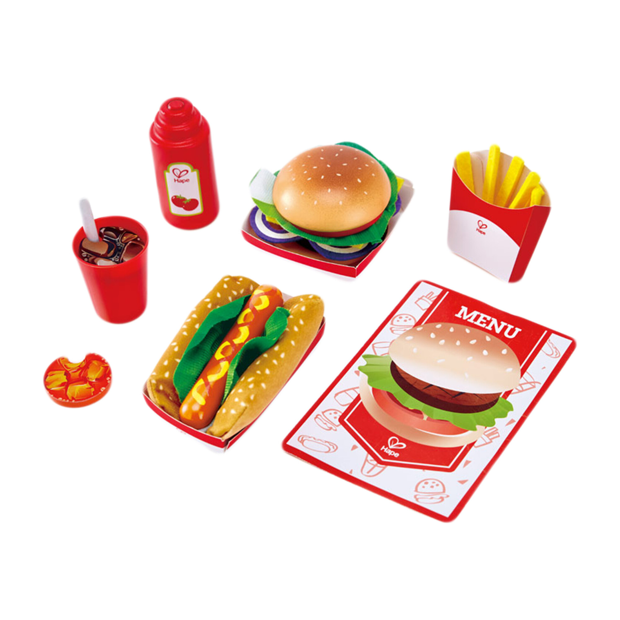 Fast Food Set Play Kids Play Food & Accessories