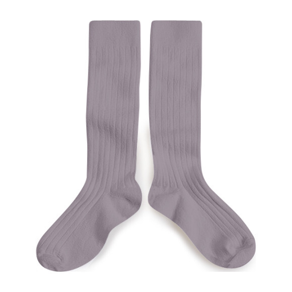 Collégien Knee High Socks, Mauve
