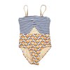 Carrie Cut Out Suit, Watermelon Stripes - One Pieces - 1 - thumbnail