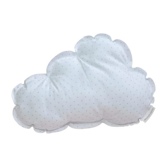 Silver Dot Cloud Cushion - Decorative Pillows - 1