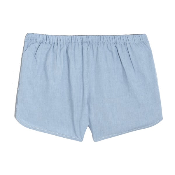 Catherine Pull-On Short, Chambray