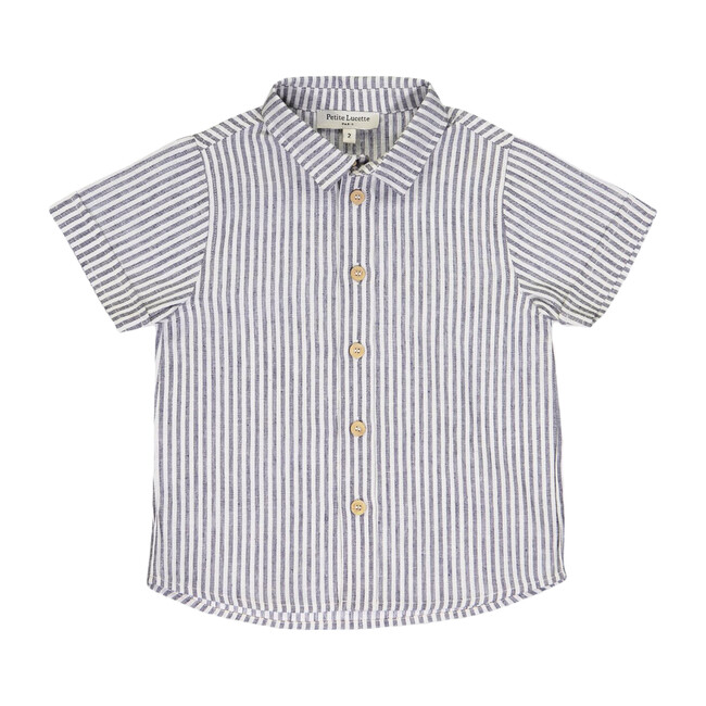 Barthemely Shirt, Grey Stripes - Shirts - 1