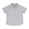 Barthemely Shirt, Grey Stripes - Shirts - 1 - thumbnail