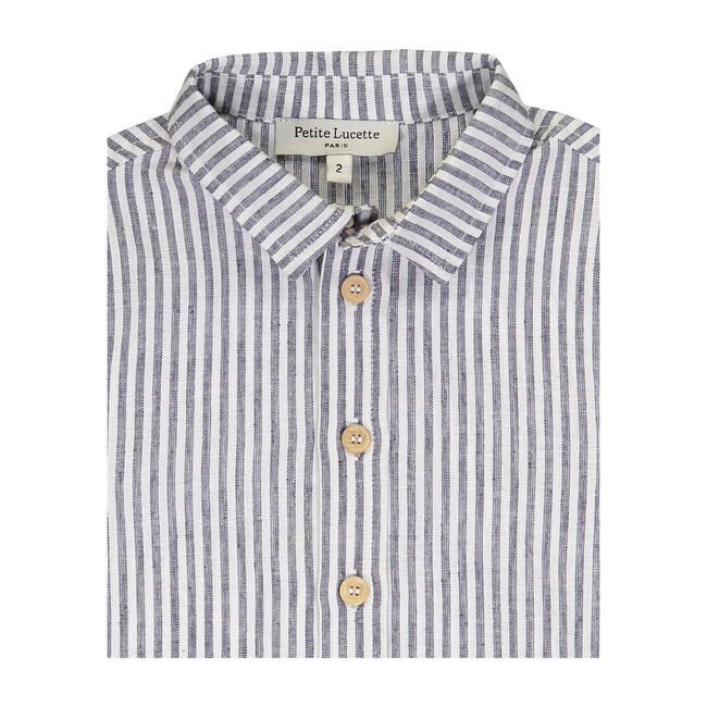 Barthemely Shirt, Grey Stripes - Shirts - 2