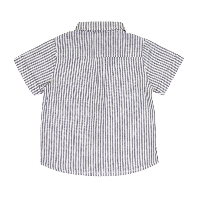 Barthemely Shirt, Grey Stripes - Shirts - 3