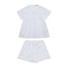 Bianca Pajamas, White - Pajamas - 1 - thumbnail