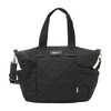 Evie Quilted Diaper Bag, Black - Diaper Bags - 1 - thumbnail
