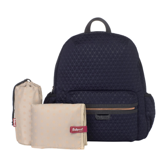 Luna Ultra Lite Backpack Diaper Bag, Navy Scuba - Diaper Bags - 2