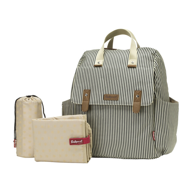 Robyn Convertible Diaper Backpack, Navy Stripe - Diaper Bags - 3