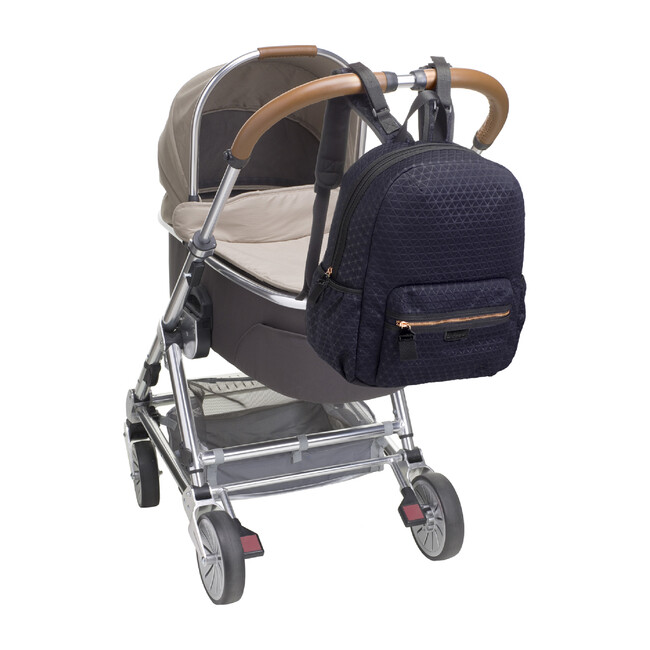 Luna Ultra Lite Backpack Diaper Bag, Navy Scuba - Diaper Bags - 5