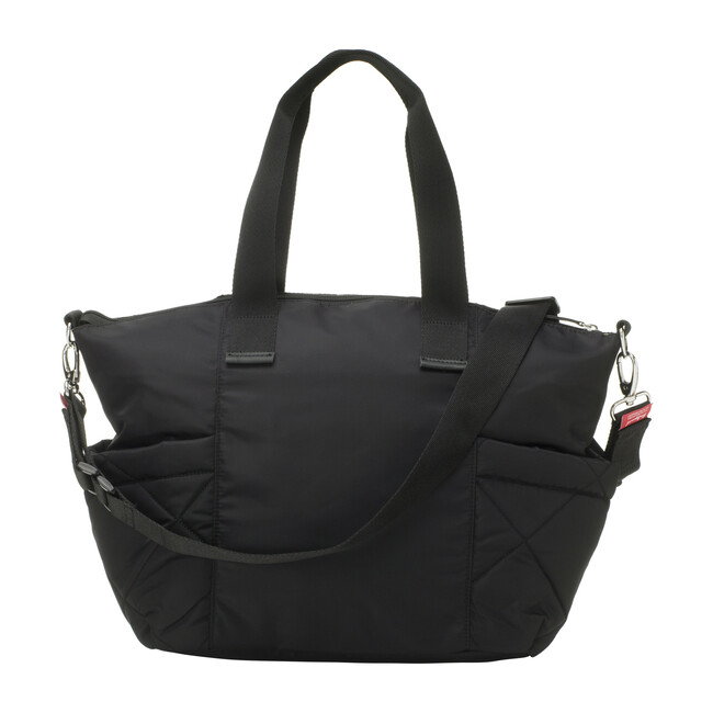 Evie Quilted Diaper Bag, Black - Diaper Bags - 3