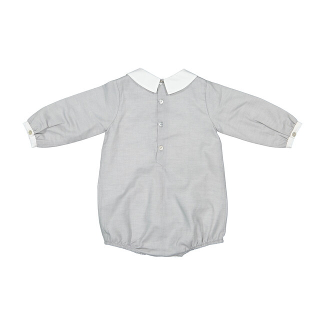 Oscar Romper, Grey - Rompers - 2