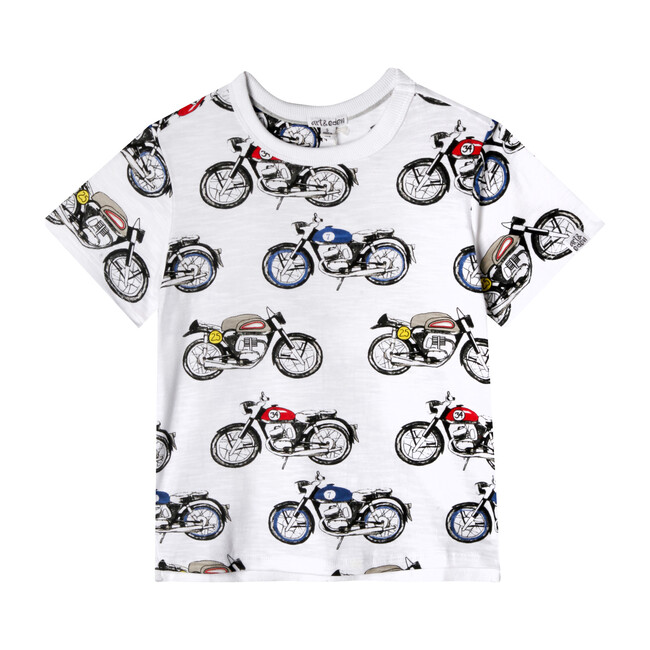 Noah T-Shirt, Moto Bike Print - Tees - 1