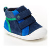 Soft Motion Milo Sneaker, Navy - Sneakers - 1 - thumbnail