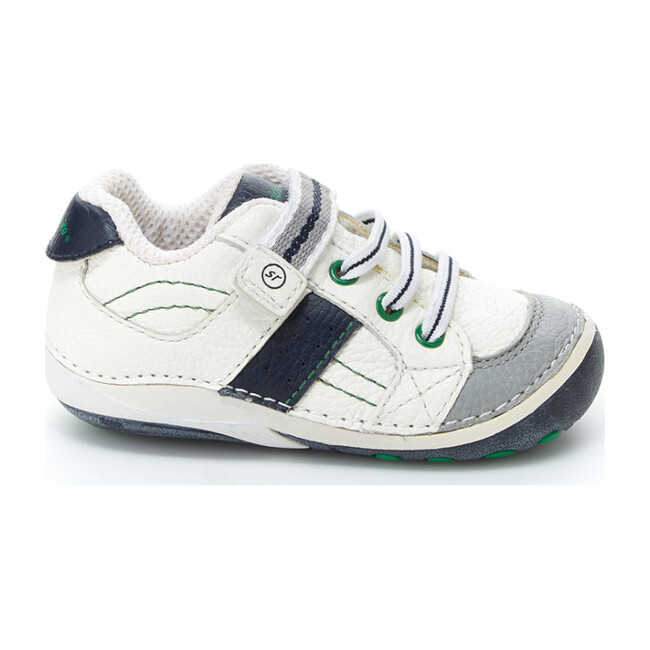SRTech Soft Motion Artie Sneaker, White/Navy - Sneakers - 4