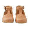 Tan T-Strap Shoe - T-Straps - 2