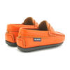 Toddler Penny Mocassin in Smooth Leather, Orange - Slip Ons - 3