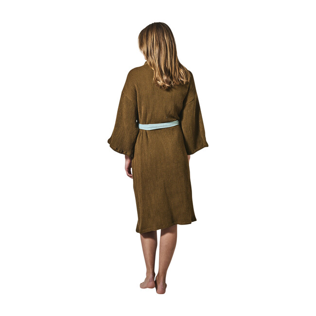 Waffle Bath Robe, Husk - Robes - 3