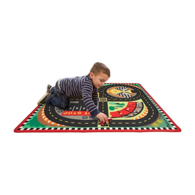 Round the Speedway Race Track Rug - Transportation - 2