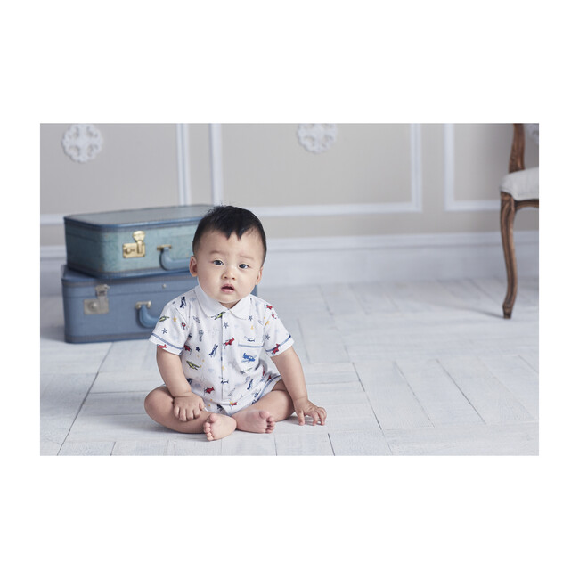 Aviators Collared Playsuit