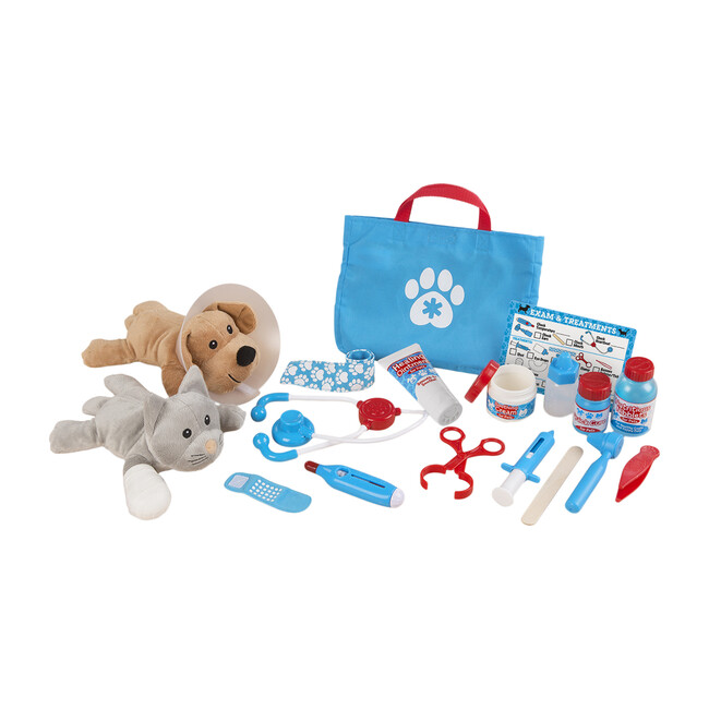 Examine & Treat Pet Vet Play Set - Role Play Toys - 1