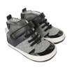 Zachary High Top Mini Shoez, Grey - Sneakers - 1 - thumbnail