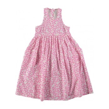 Fluro Stars Dress, Pink - Dresses - 1