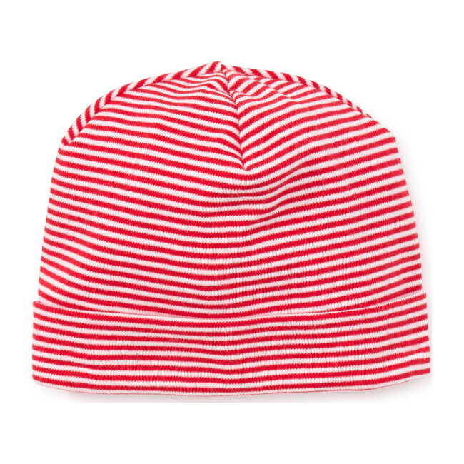 Essentials Striped Hat, Red - Hats - 1