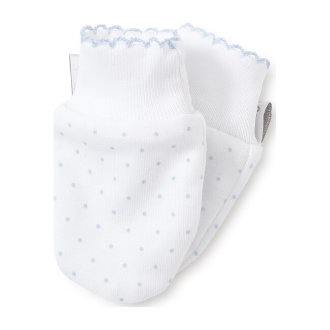 New Dots Mitts, White/Blue - Gloves - 1