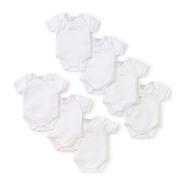 Boys Days of the Week Onesies Set