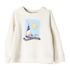 Sailboat Sweatshirt, Yellow - Sweatshirts - 1 - thumbnail