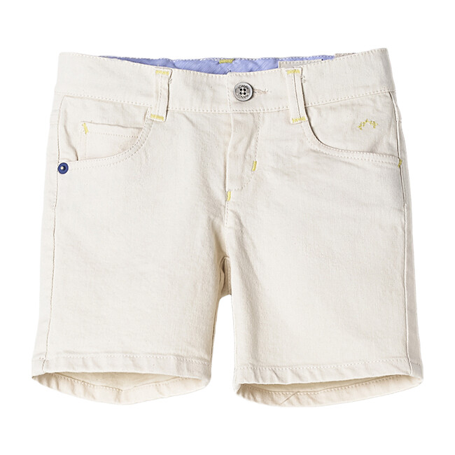 Cotton Shorts, Khaki - Shorts - 1
