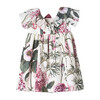 Floral Ruffle Sleeve Dress - Ceremonial Dresses - 2
