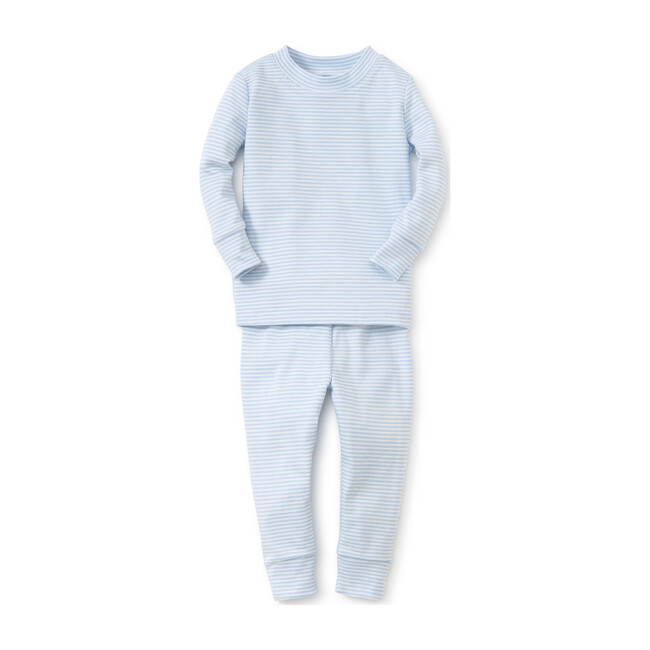 Simple Stripe Pajama Set, Blue