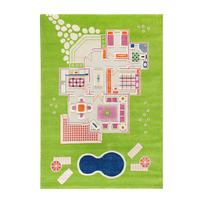 Play House 3-D Activity Mat, Green XL