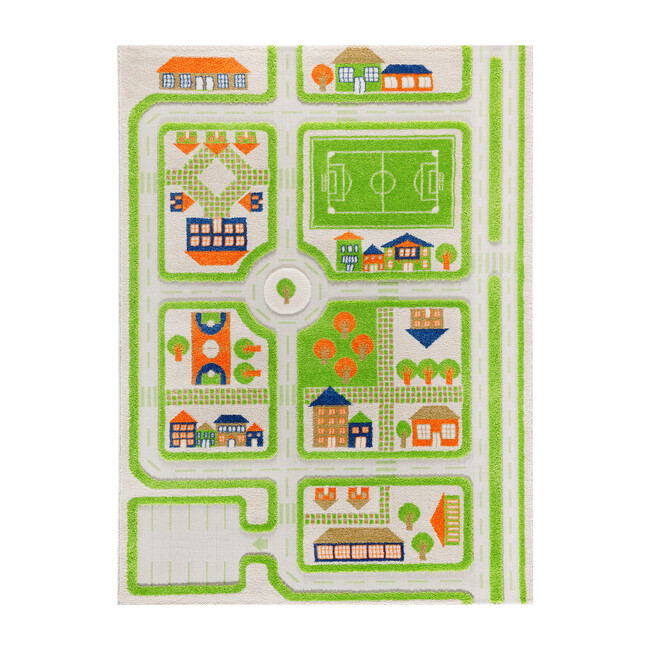 Traffic 3-D Activity Mat, Green Large