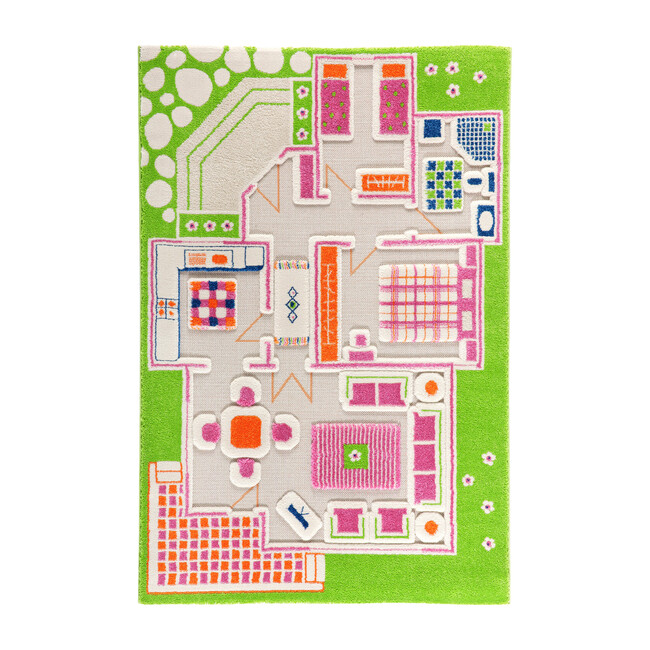 Play House 3-D Activity Mat, Green Medium