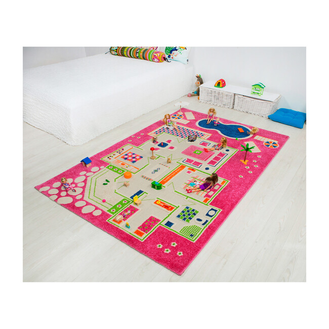 Play House 3-D Activity Mat, Pink Large