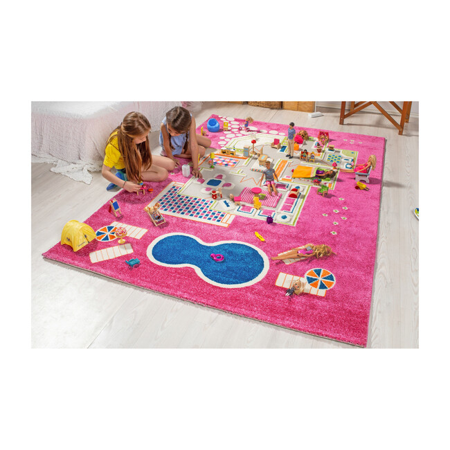 Play House 3-D Activity Mat, Pink XL - Activity Rugs | Maisonette