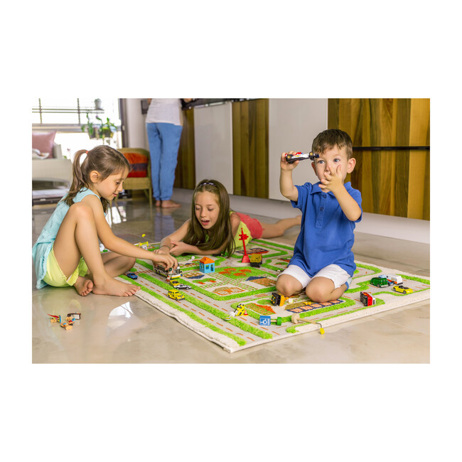 Traffic 3-D Activity Mat, Green XL