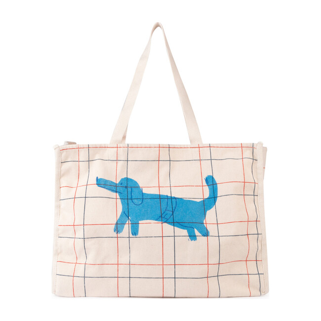 Pauls Dog Tote Bag, Blanc de Blanc - Bags - 1