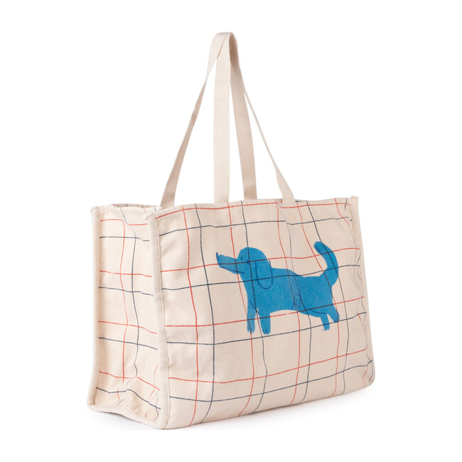 Pauls Dog Tote Bag, Blanc de Blanc - Bags - 2