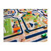 Traffic 3-D Activity Mat, Blue XL - Transportation - 4