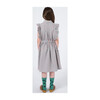 Organic Vichy Ruffles Dress, Blanc de Blanc - Dresses - 5