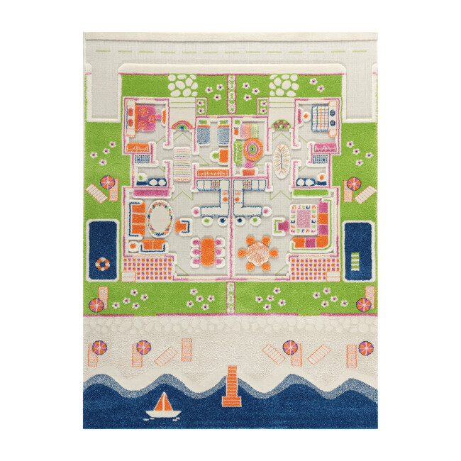 Beach House 3-D Activity Mat, Large