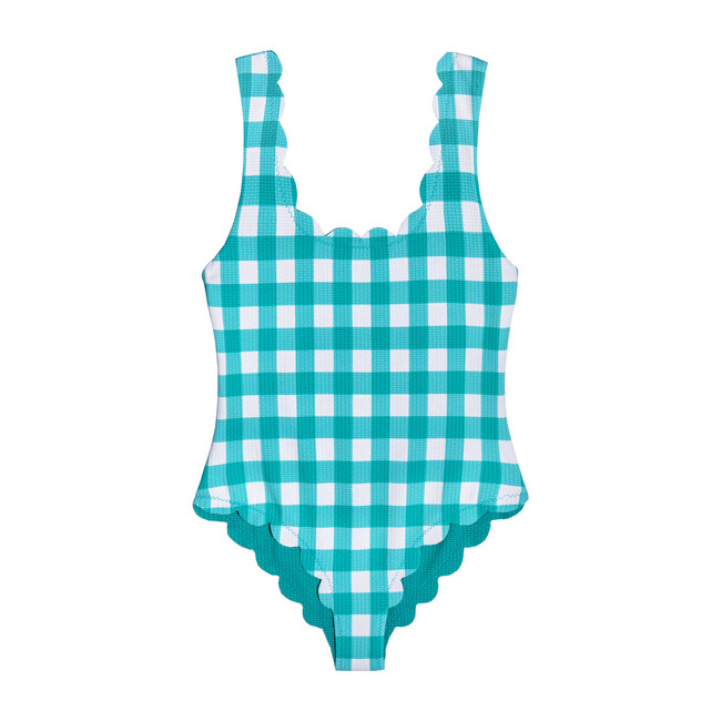 *Exclusive* Womens Palm Springs One Piece, Mint Gingham - One Pieces - 1