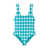 *Exclusive* Womens Palm Springs One Piece, Mint Gingham - One Pieces - 1 - thumbnail
