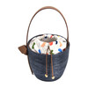 *Exclusive* Women's Navy Basket, Modern Shapes - Bags - 1 - thumbnail