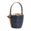 *Exclusive* Women's Navy Basket, Modern Shapes - Bags - 2
